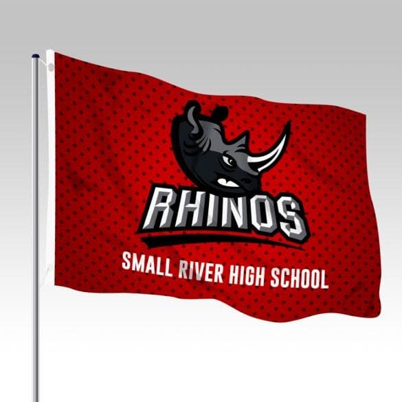 Single Sided Pole Flags - Image 1