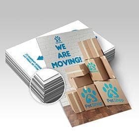Black Edge Announcement Cards - Image 1