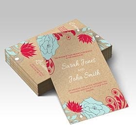 Brown Kraft Announcement Cards - Image 1