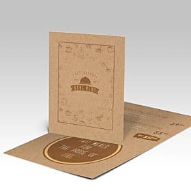 Brown Kraft Menus - Image 1