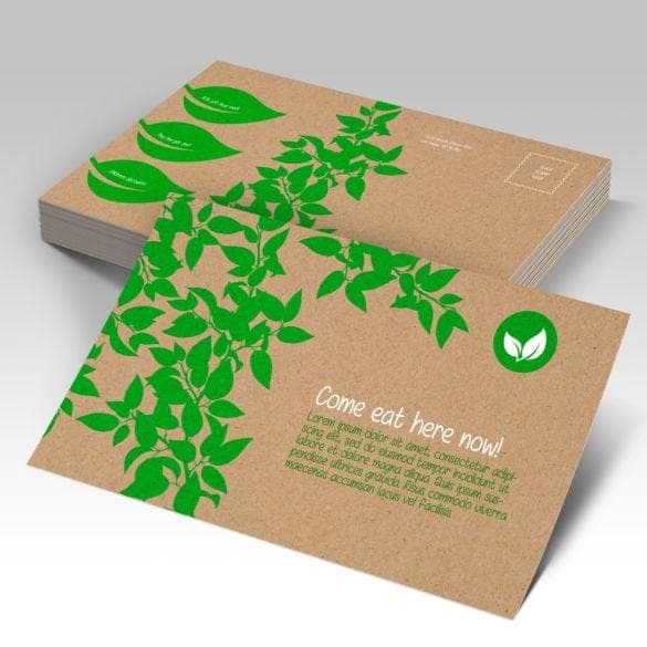 Brown Kraft Postcards - Image 1