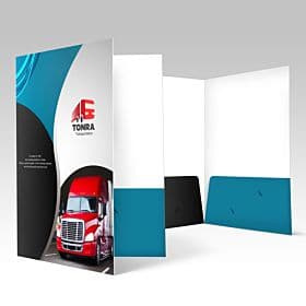 Glue-Less 9x12 Presentation Folders - Image 1