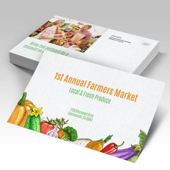 Linen Uncoated Postcards - Image 1