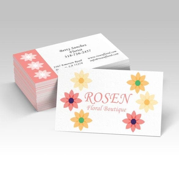 Metallic Print Business Cards - Image 1