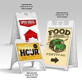 Sidewalk Signs - Image 1