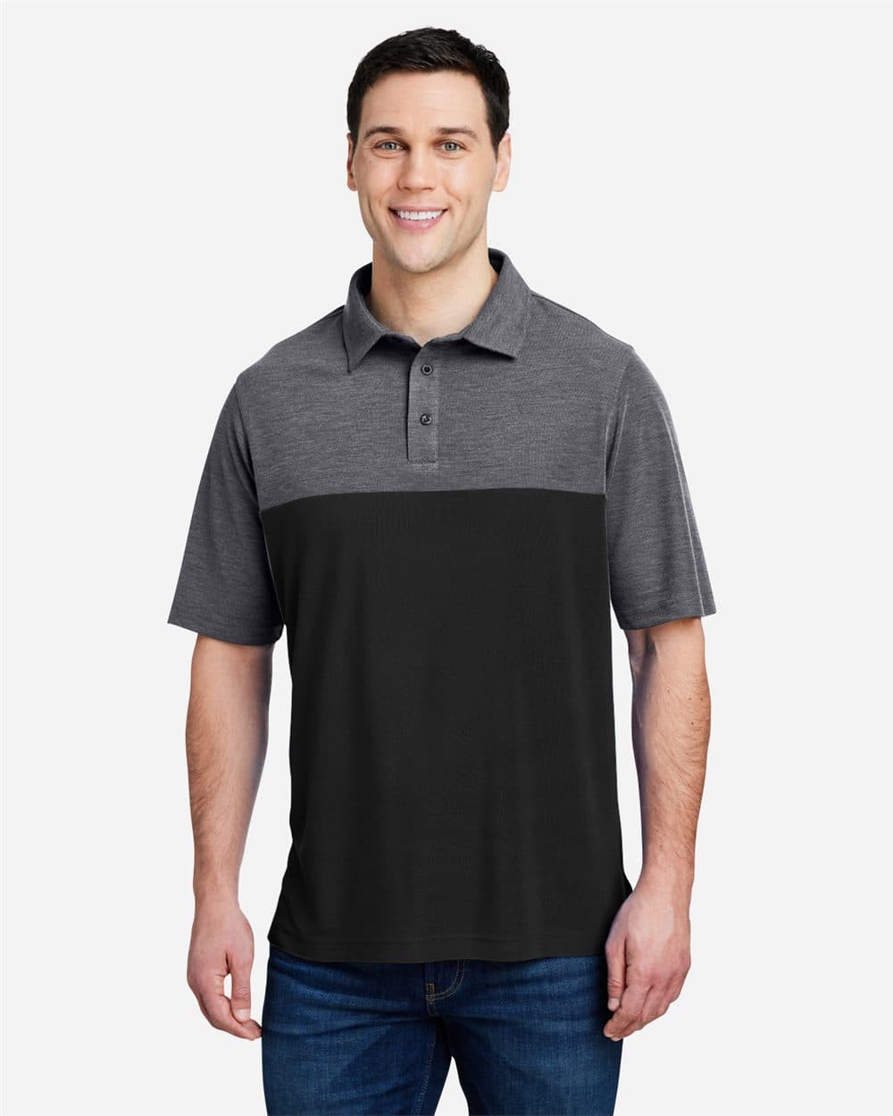 CORE365 Men's Fusion ChromaSoft™ Colorblock Polo