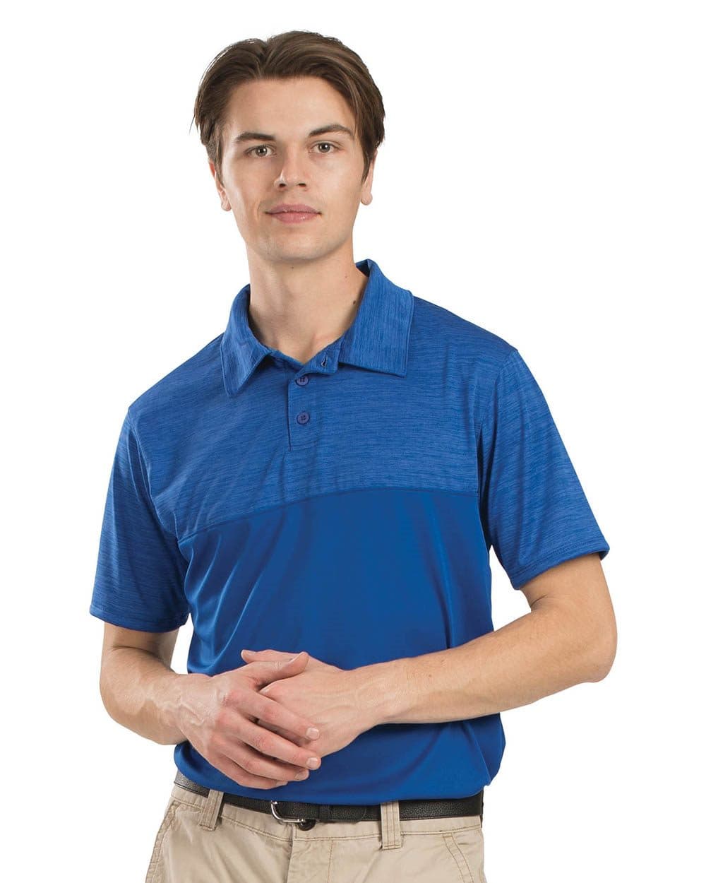 Augusta Sportswear Unisex Shadow Tonal Heather Polo
