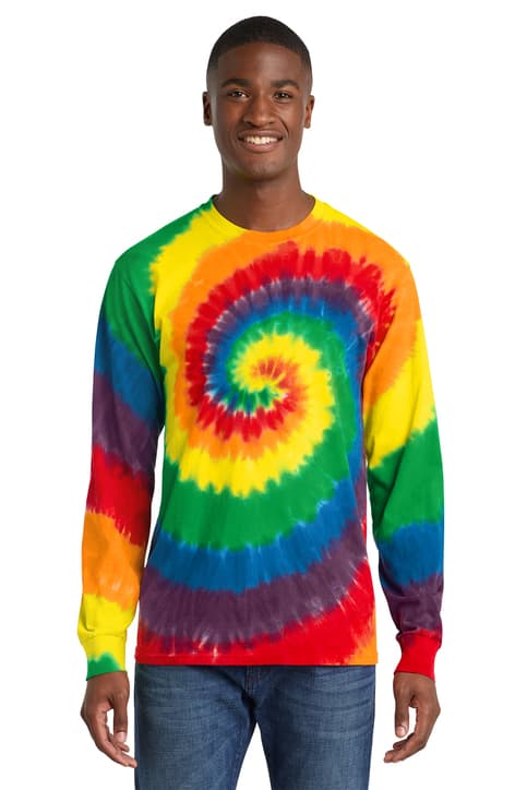 Port & Co ™ Tie-Dye Long Sleeve Tee. PC147LS