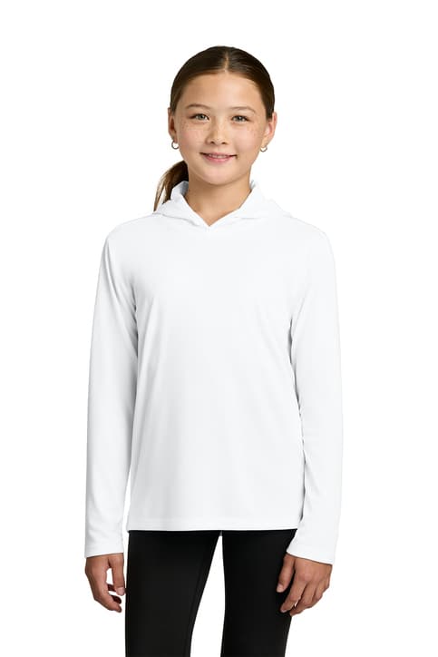 Sport-Tek ® Youth Posi-UV ® Pro Long Sleeve Hoodie YST420LSH