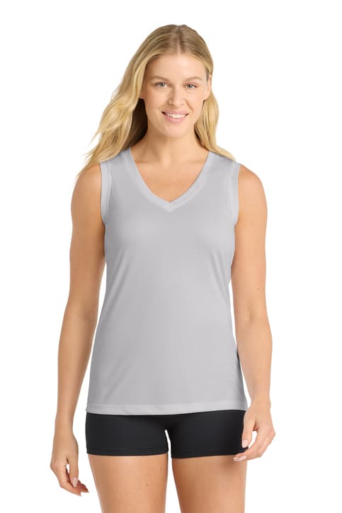 Sport-Tek ® Women's Sleeveless PosiCharge ® Competitor™ V-Neck Tee. LST352