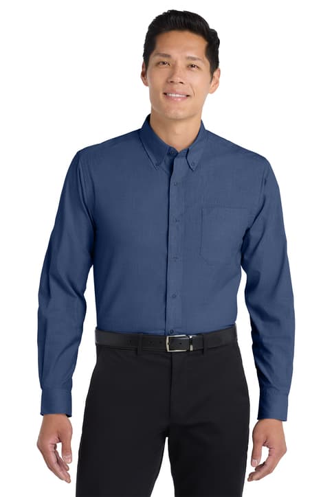 Port Authority ® Tall Crosshatch Easy Care Shirt. TLS640