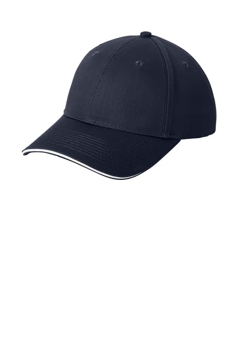 Port Authority ® Cotton Twill Sandwich Bill Cap. CP85
