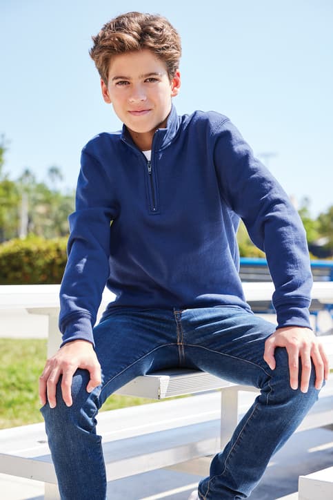 Port & Co ™ Youth Core Fleece 1/4-Zip Pullover Sweatshirt PC78YQ