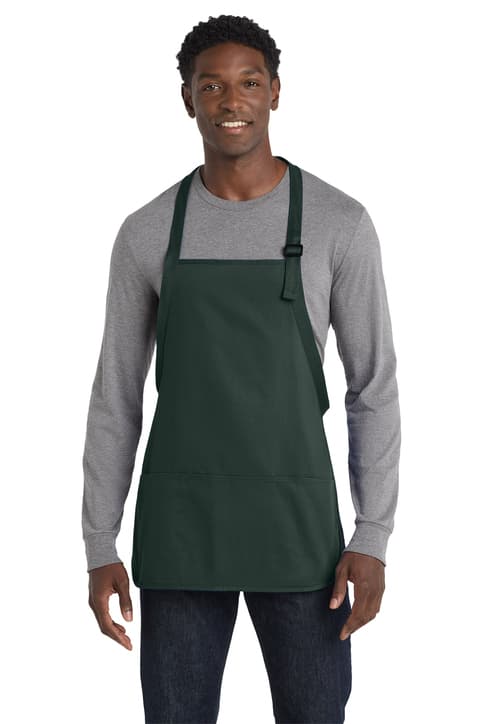 Port Authority ® Medium-Length Apron with Pouch Pockets. A510