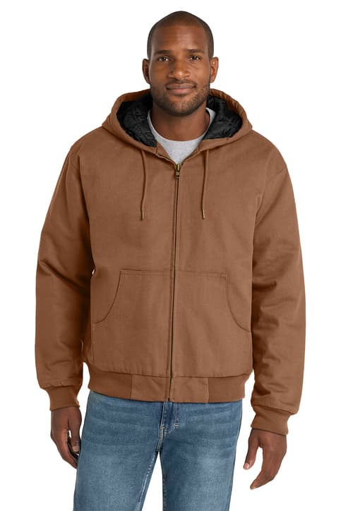 CornerStone ® Tall Duck Cloth Hooded Work Jacket. TLJ763H