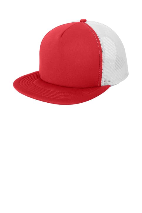 District ® Flat Bill Snapback Trucker Cap. DT624