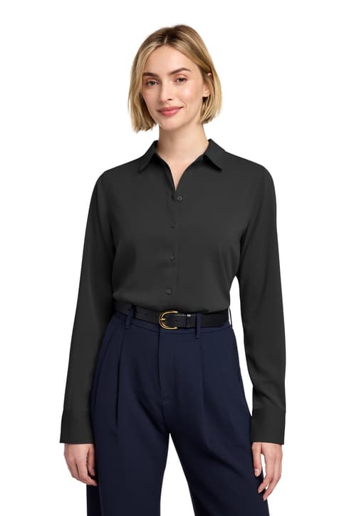 Brooks Brothers ® Women's Full-Button Satin Blouse BB18007
