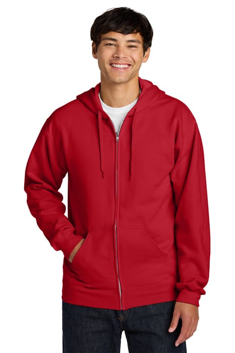 Gildan Softstyle ® Midweight Fleece Full-Zip Hooded Sweatshirt SF600