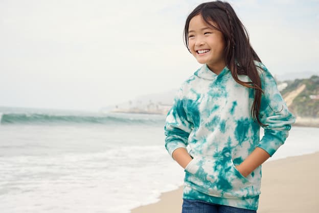Port & Co ™ Youth Crystal Tie-Dye Pullover Hoodie PC144Y