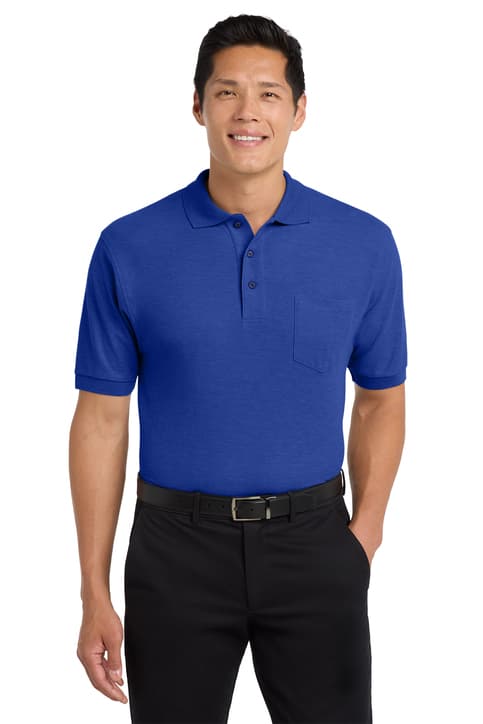 Port Authority ® Silk Touch™ Polo with Pocket. K500P