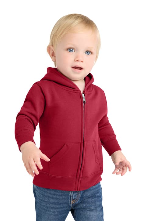 Port & Co ™ Infant Core Fleece Full-Zip Hooded Sweatshirt. CAR78IZH