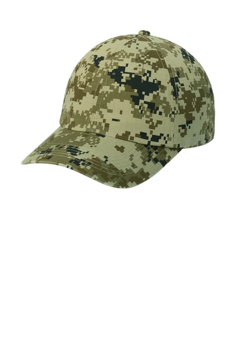 Port Authority ® Digital Ripstop Camouflage Cap. C925