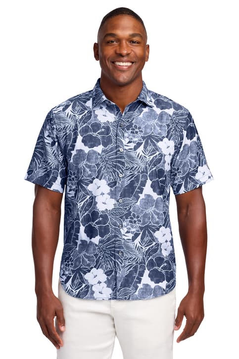 Tommy Bahama ® Coconut Point Playa Flora Short Sleeve Shirt ST325929TB