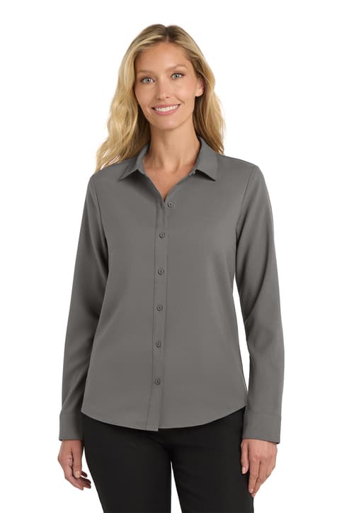 Port Authority ® Women's Long Sleeve Performance Staff Shirt LW401