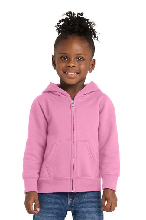 Port & Co ™ Toddler Core Fleece Full-Zip Hooded Sweatshirt. CAR78TZH