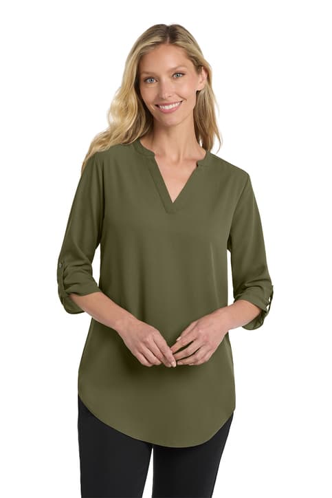 Port Authority ® Women's 3/4-Sleeve Tunic Blouse. LW701