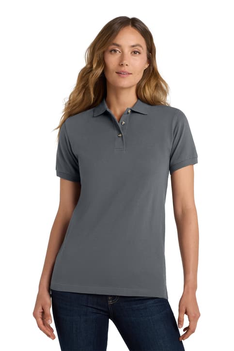 Port Authority ® Women's Heavyweight Cotton Pique Polo. L420