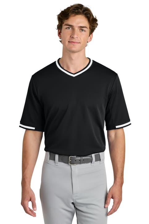 Sport-Tek ® Tough Mesh V-Neck Baseball Jersey ST221