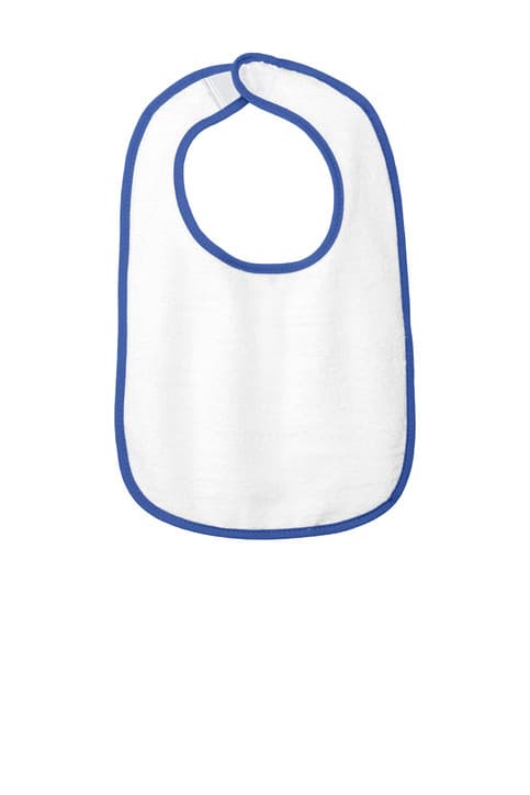 Rabbit Skins ™ Infant Contrast Trim Terry Bib. RS1003