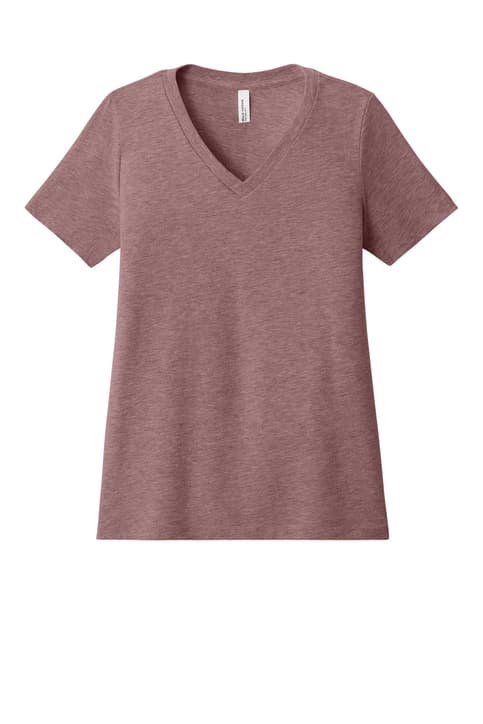 BELLA+CANVAS ® Women's Relaxed Heather CVC V-Neck Tee BC6405CVC