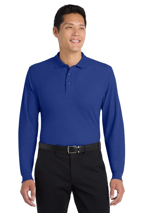 Port Authority ® Tall Silk Touch™ Long Sleeve Polo. TLK500LS