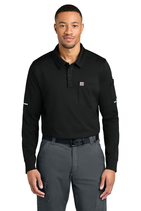 Carhartt ® FLD & RSCU Long Sleeve Polo CTC16129