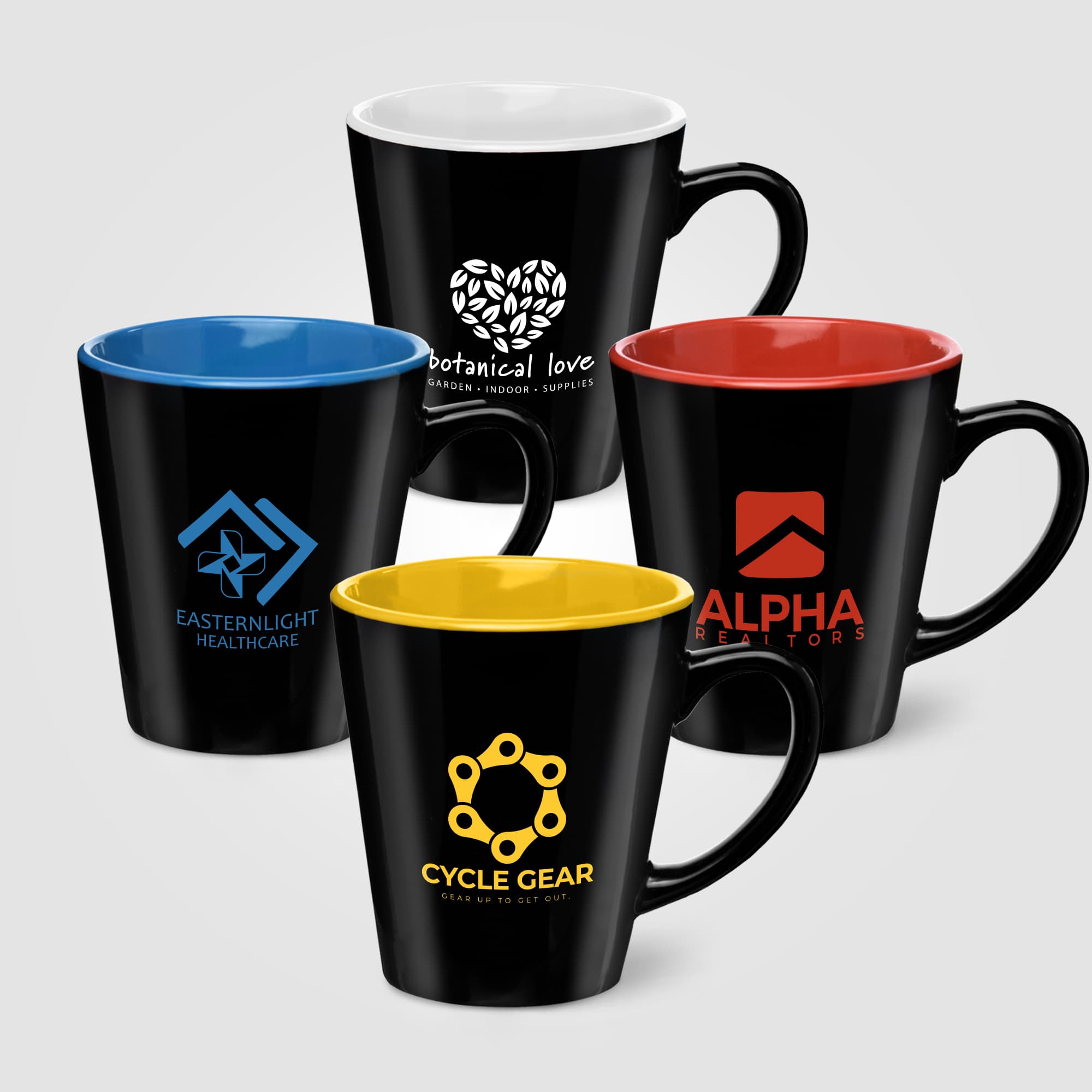 12 oz. Two-Tone Ceramic Mug - Image 1