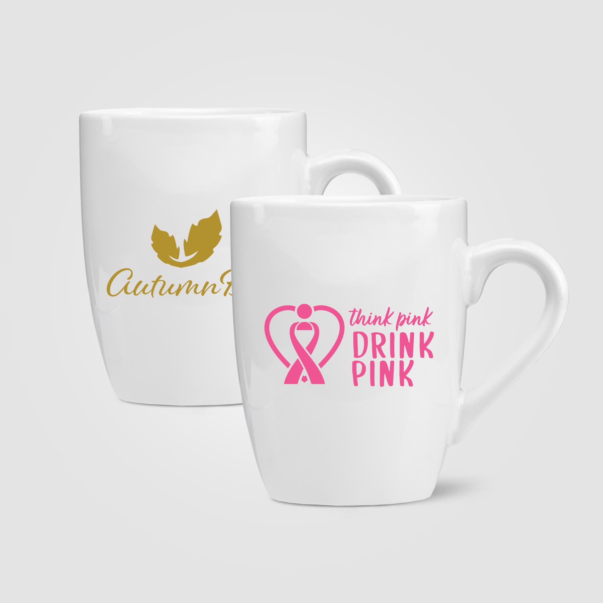 13 oz. Ceramic Bistro Mug - White - Image 1