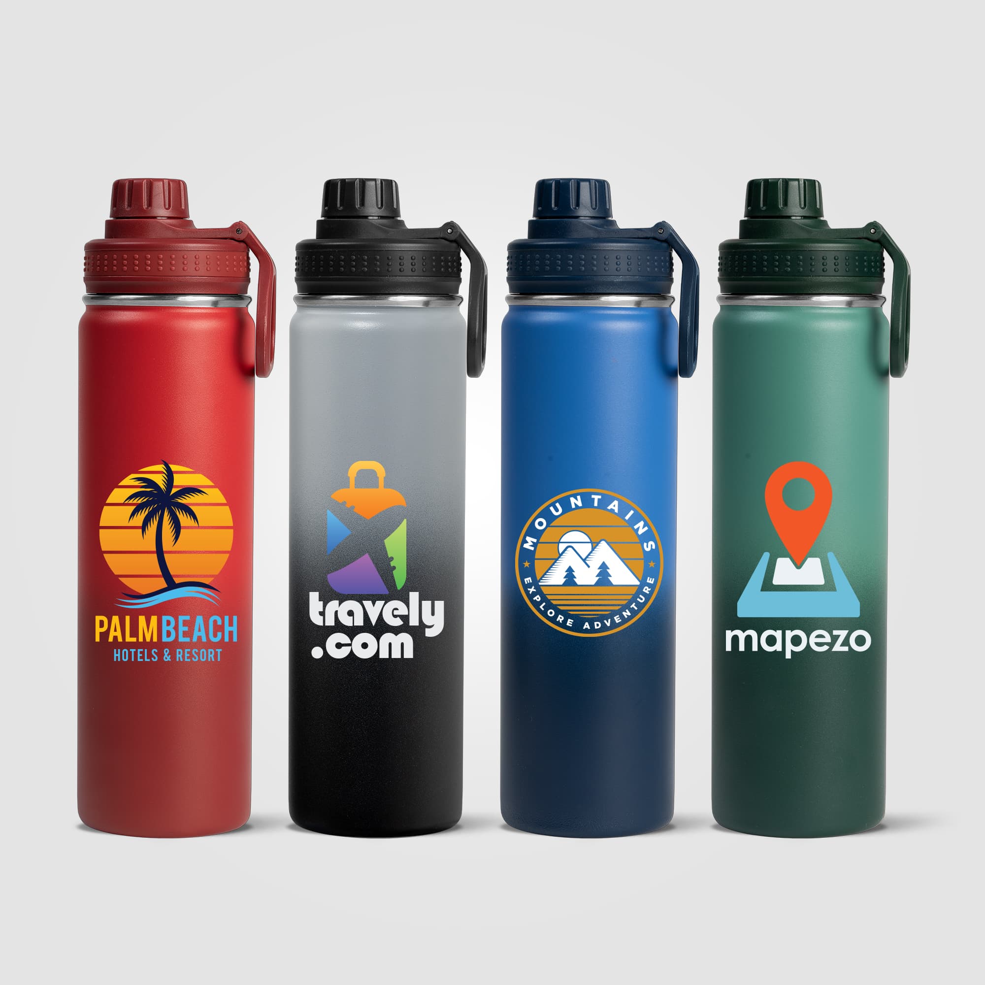 Alaska Ombre - 24 oz. Stainless Steel Double Wall Water Bottle - Image 1