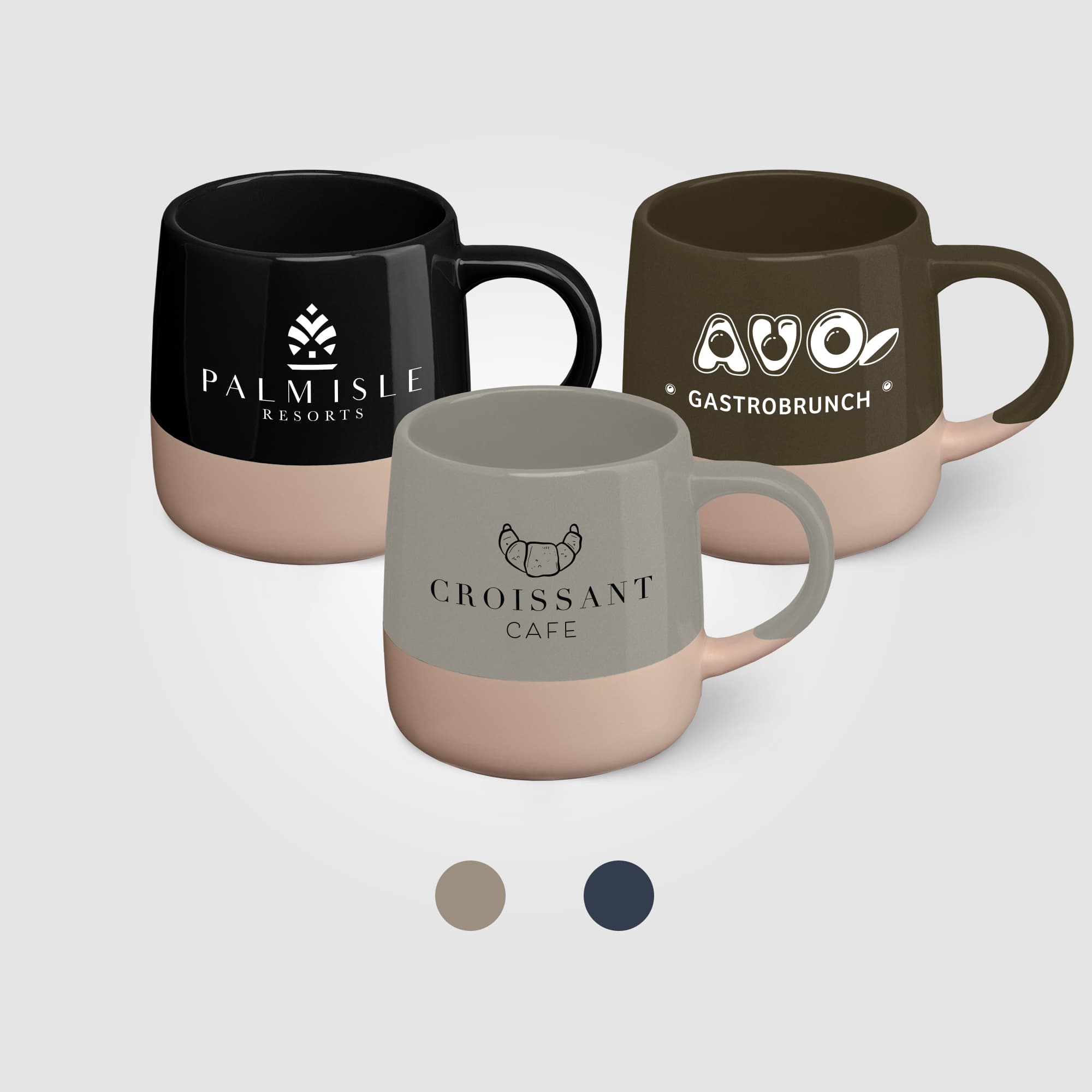 Atlas Ceramic Color Block Mug - 15 oz. - Image 1