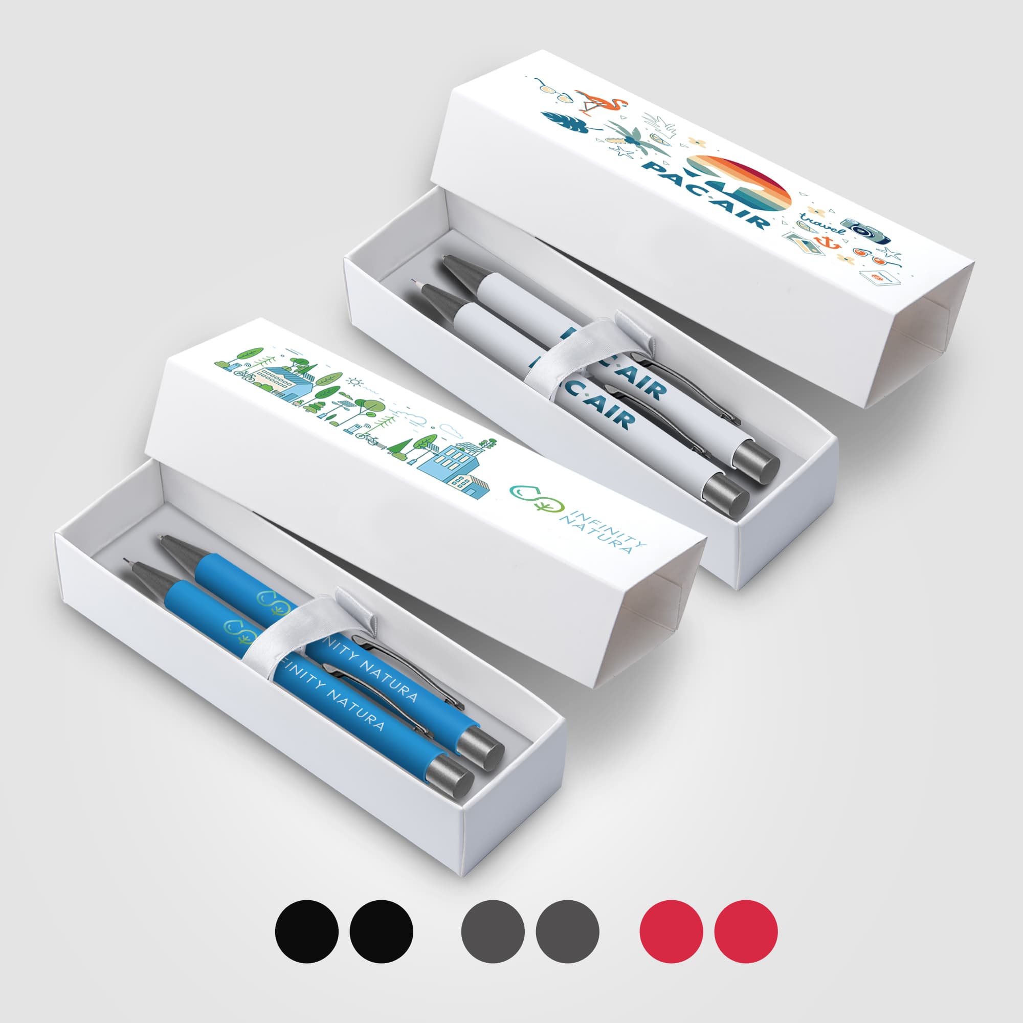 Bowie Pen & Pencil Gift Set with ColorJet Box - Image 1