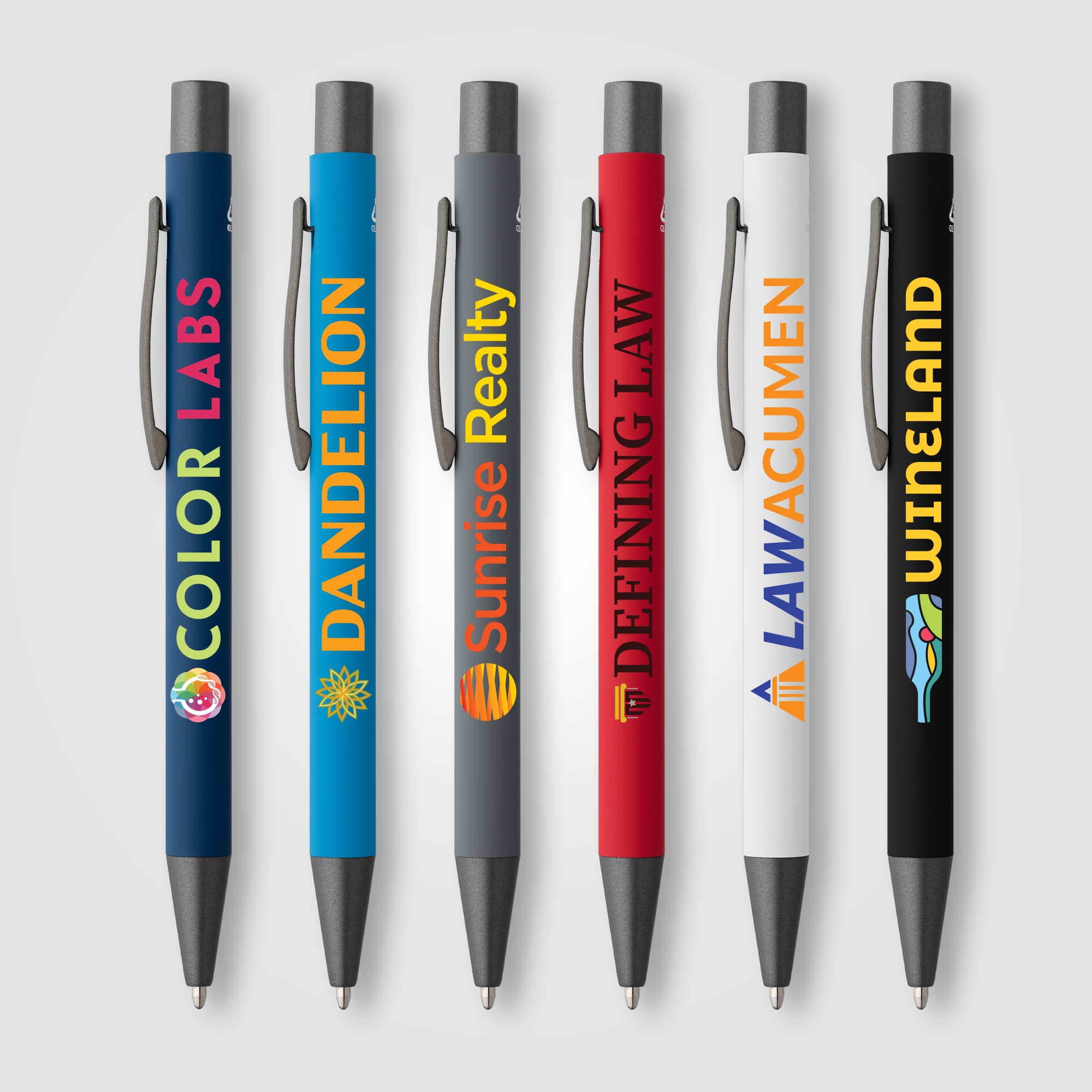 Bowie Recycled Aluminum Softy Pen - Image 1
