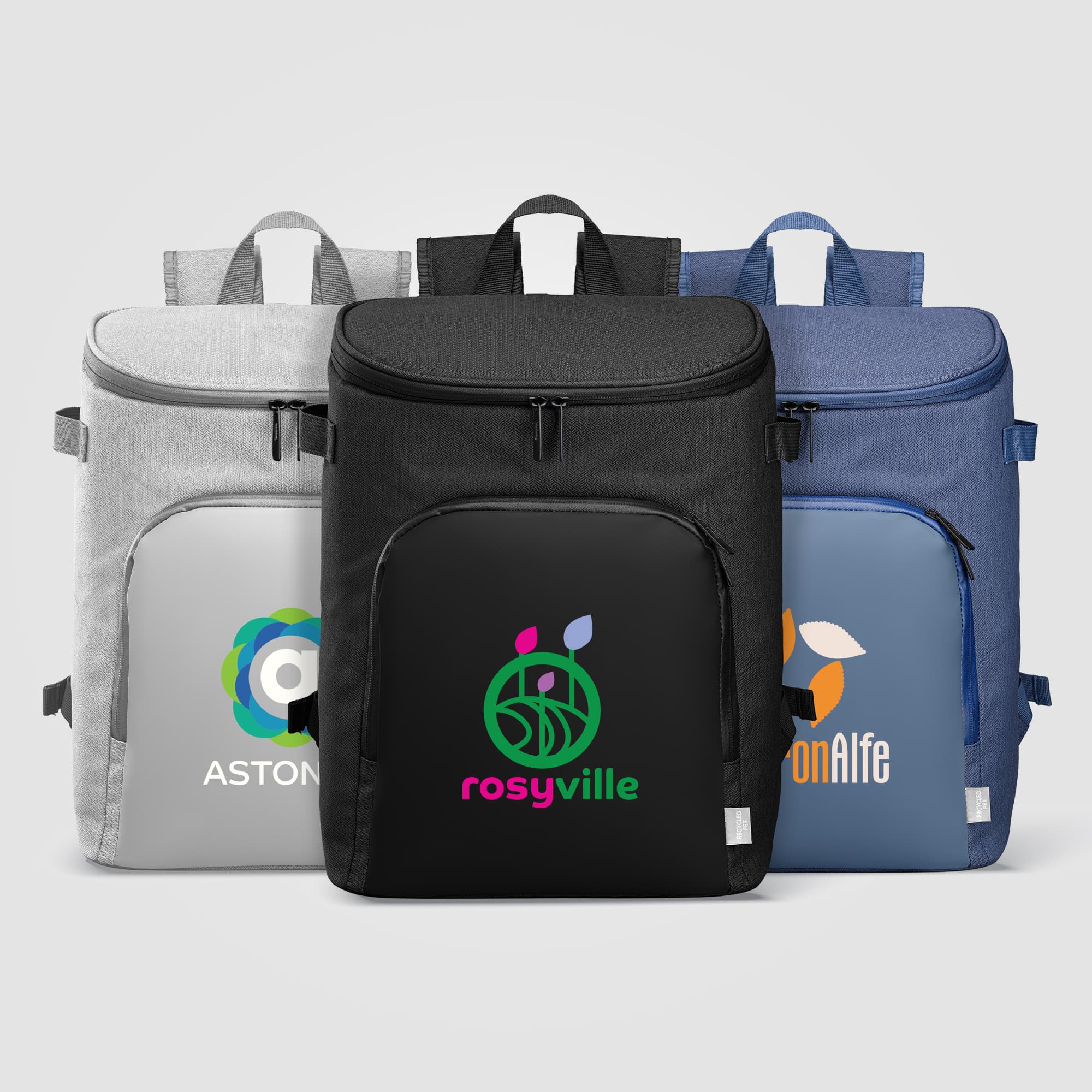 City Pack rPET PEVA Lined Cooler Backpack – 21L - Image 1