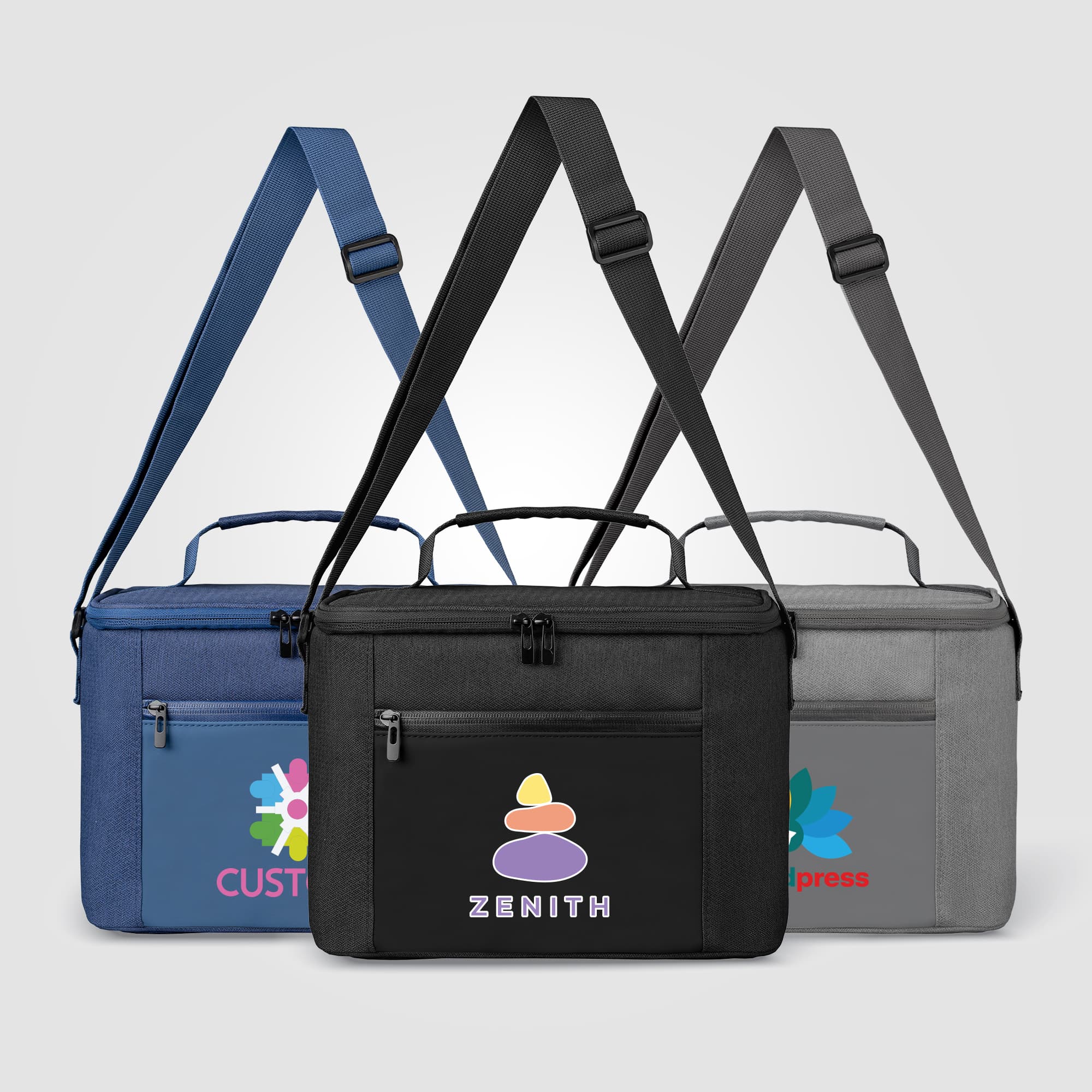 City Pack rPET Zippered Insulated Cooler Bag - 10L - Image 1