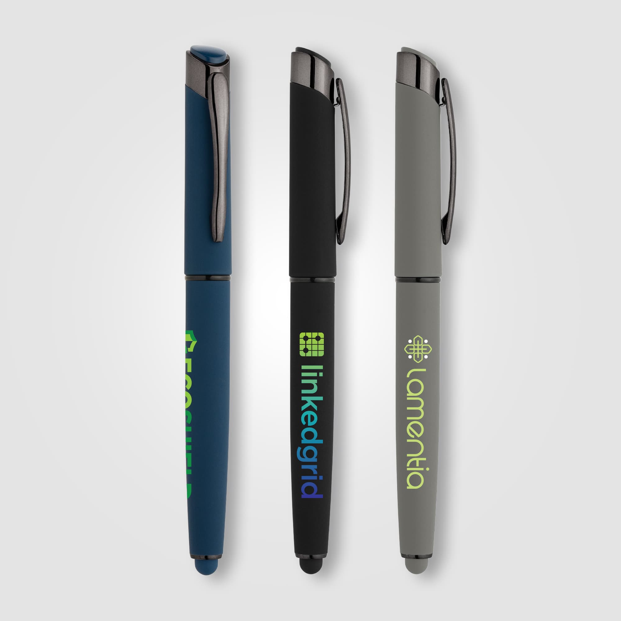 Forma Recycled Aluminum Monochrome Gel Pen - Image 1