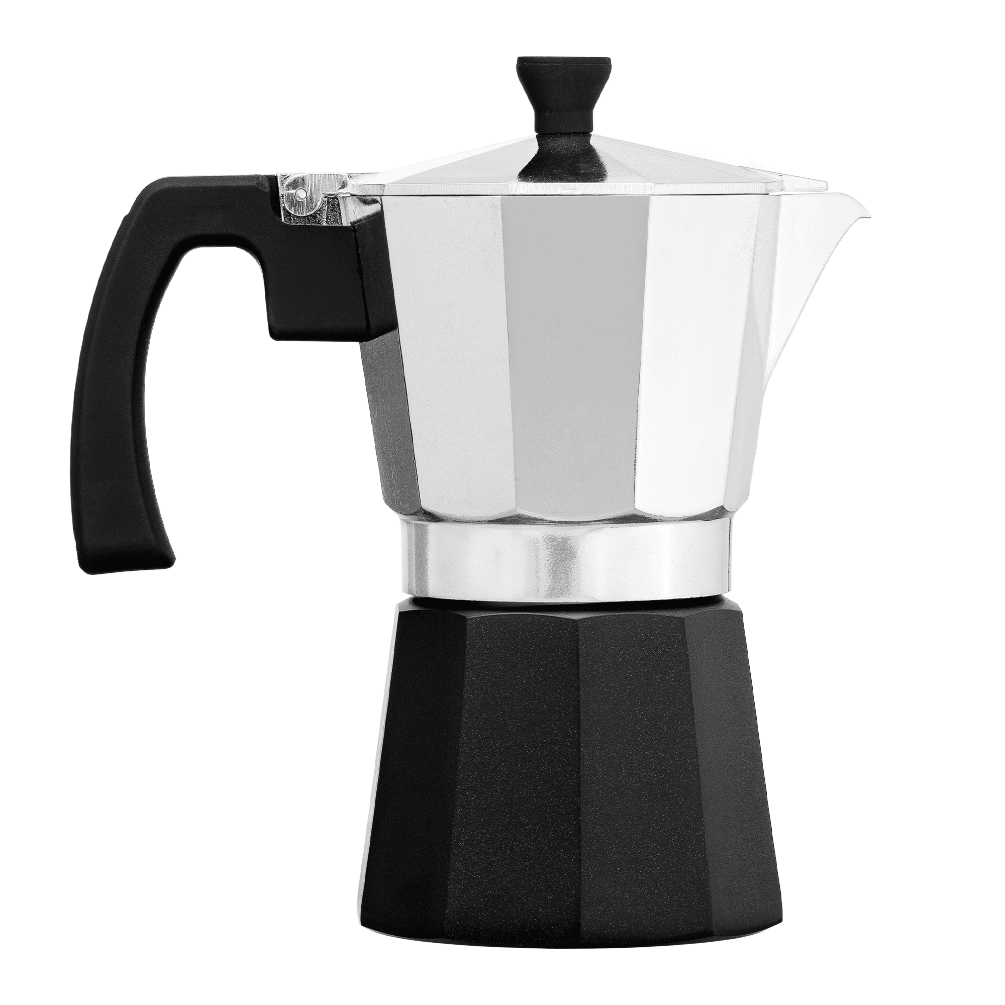 Grosche Milano Aluminum Stovetop Espresso Maker - 6-cup - Image 1