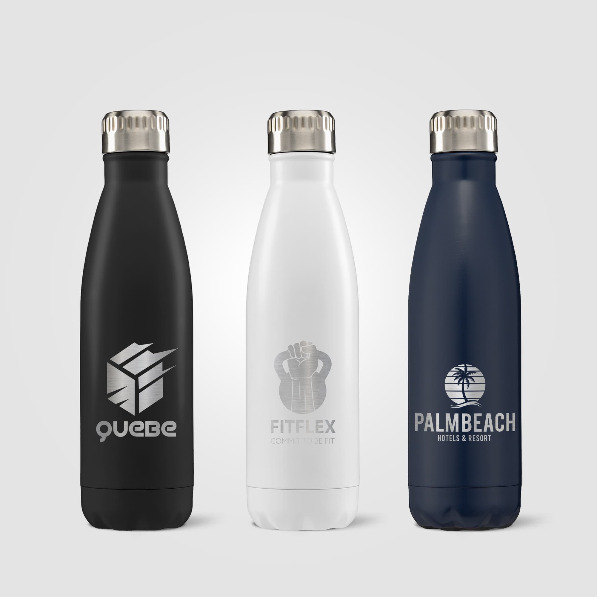 Ibiza - 16 oz. Double-Wall Stainless Bottle - Image 1