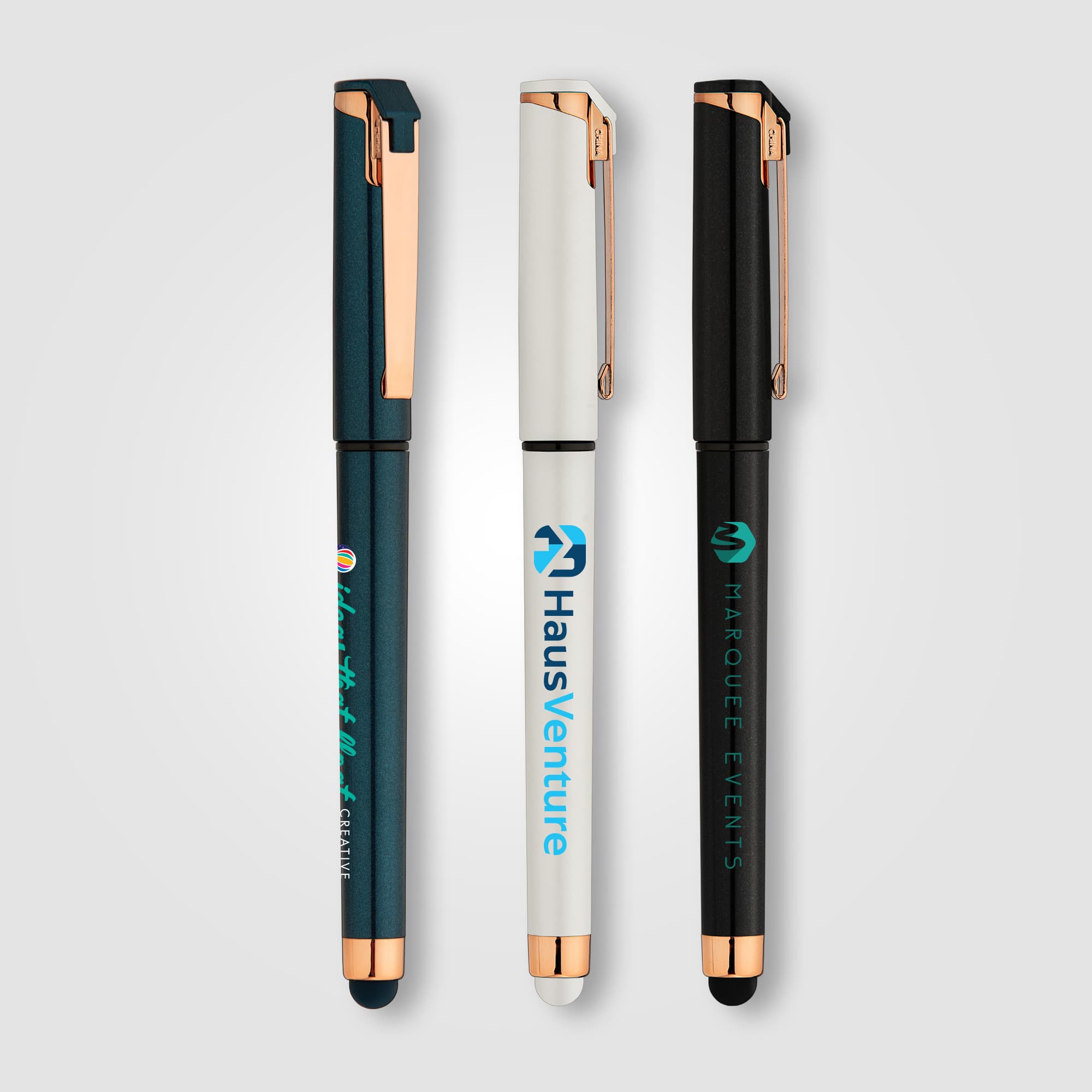 Islander Pearl Rose Gold Stylus Gel Pen - Image 1