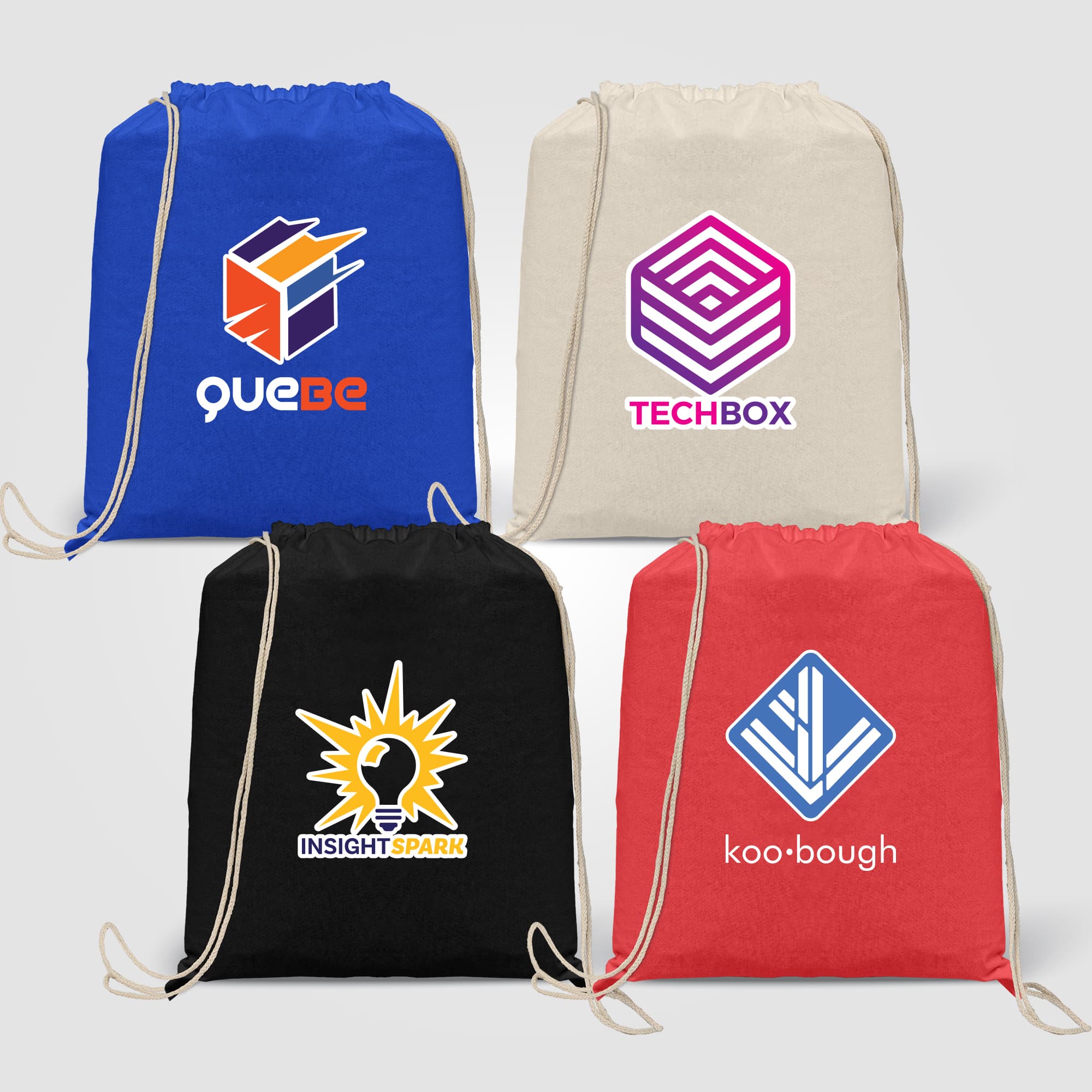 Java - 5 oz. Cotton Drawstring Backpack - Image 1