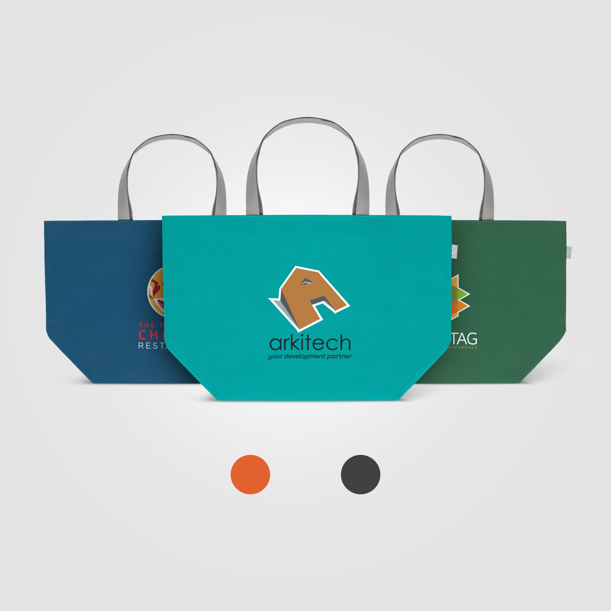 Julian RPET - Recycled Non-Woven Shopping Tote Bag - Image 1